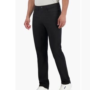 Ben Sherman Mens Solid Black 4-Way-Stretch Straight Leg Golf Pants NWT - 32 x 32